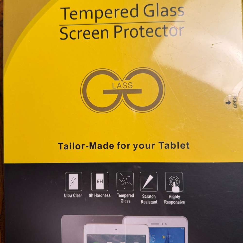 iPad 10.2 inch Tempered Glass Screen Protector for Tablets - Clear